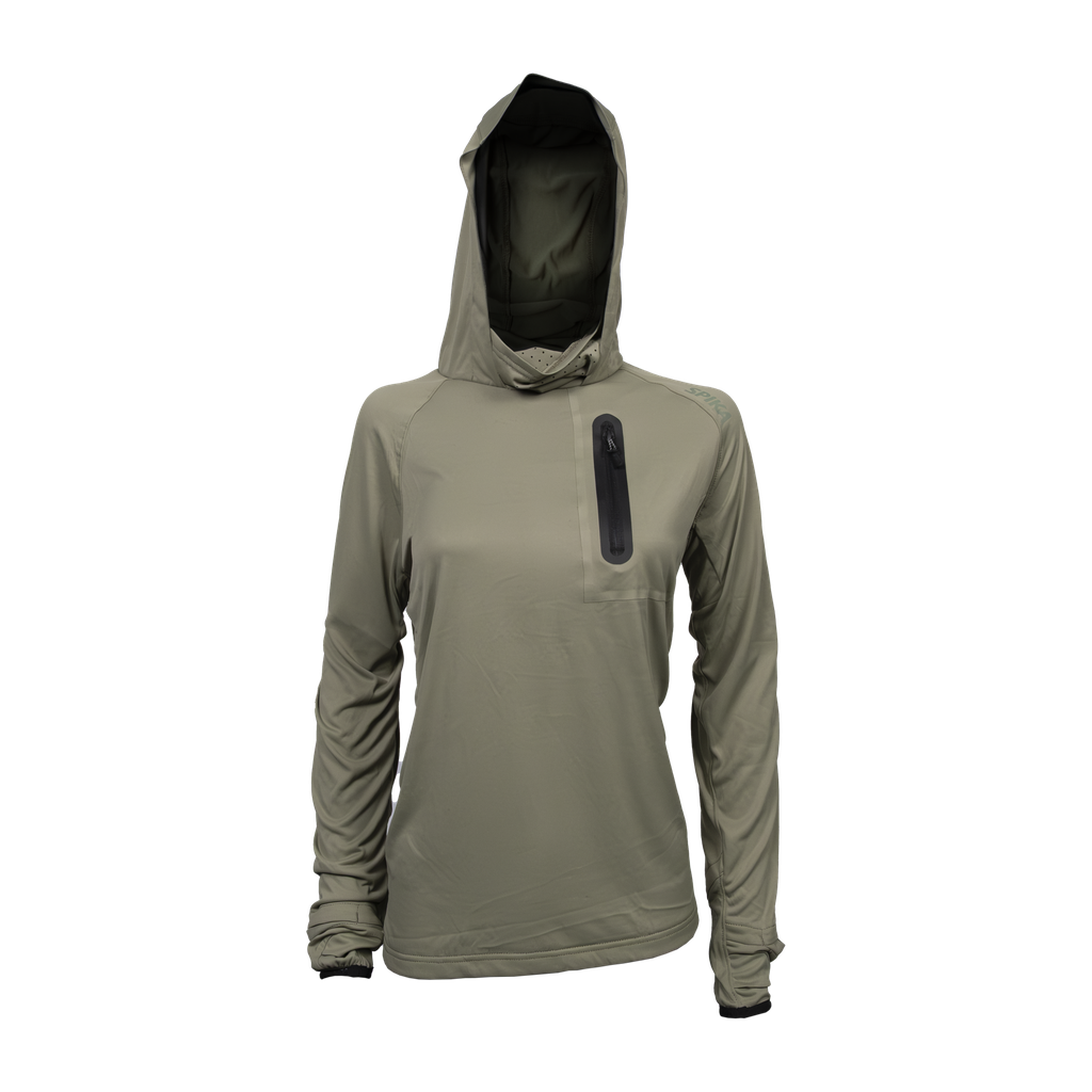 Bandit Hoodie - Moss Green - Womens